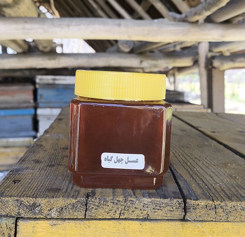 عسل چهل گیاه خوشمزه (نیم کیلویی)